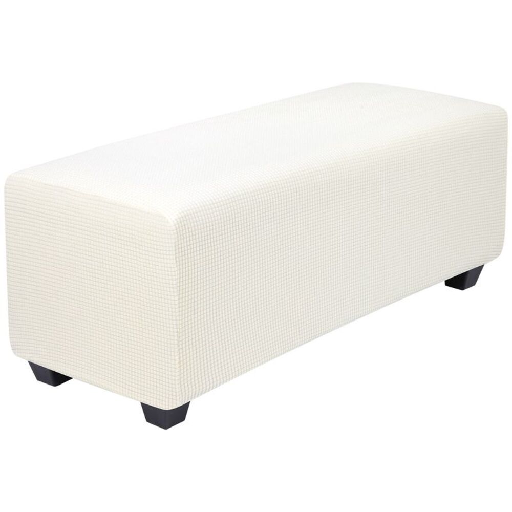 Ottoman Cover with Elastic Bottom Slipcover Small Seasalt